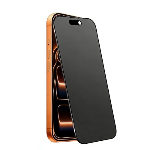 Datenschutz-Temperglas-Schutzfolie - 360°-Seitenschutz, HD-Klar-Display, Anti-Spion für Apple-Telefone
